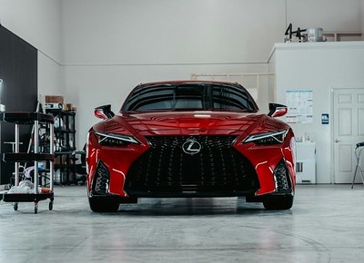 Red Lexus IS 350-Lexus collision repair Downtown Garage Red Lexus IS 350-Lexus collision repair Downtown Garage