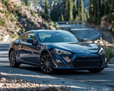 Scion dark blue-Toyota collision repair Downtown Garage